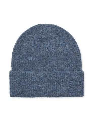 50528252 MBYM BEANIE HEVELYN MUSKAN V54 LAKE BLUE MELANGE