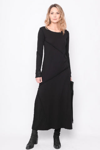 242.05.09 DRESS 100% CO 100 BLACK