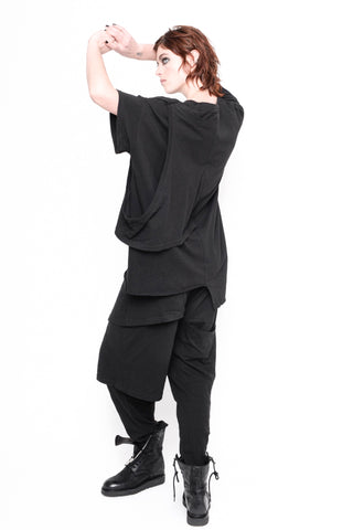 ID.04.01.02 TROUSERS 70% CO 30% LI 100 BLACK