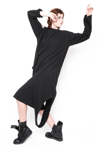 ID.04.01.05 DRESS 70% CO 30% LI 100 BLACK