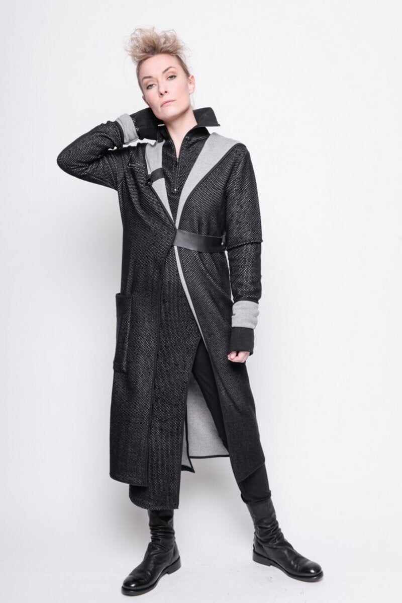 
                  
                    202.02.06 CARDIGAN COMPLEX 100% COTTON BLACK AND GREY
                  
                