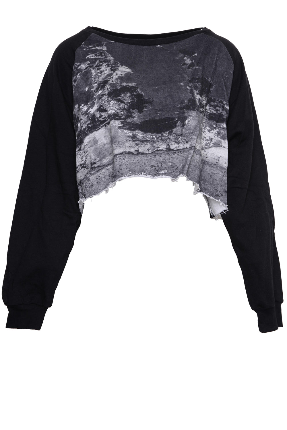 181.14.01 CONNECT PRINTED SWEATER INSTINCT BLACK