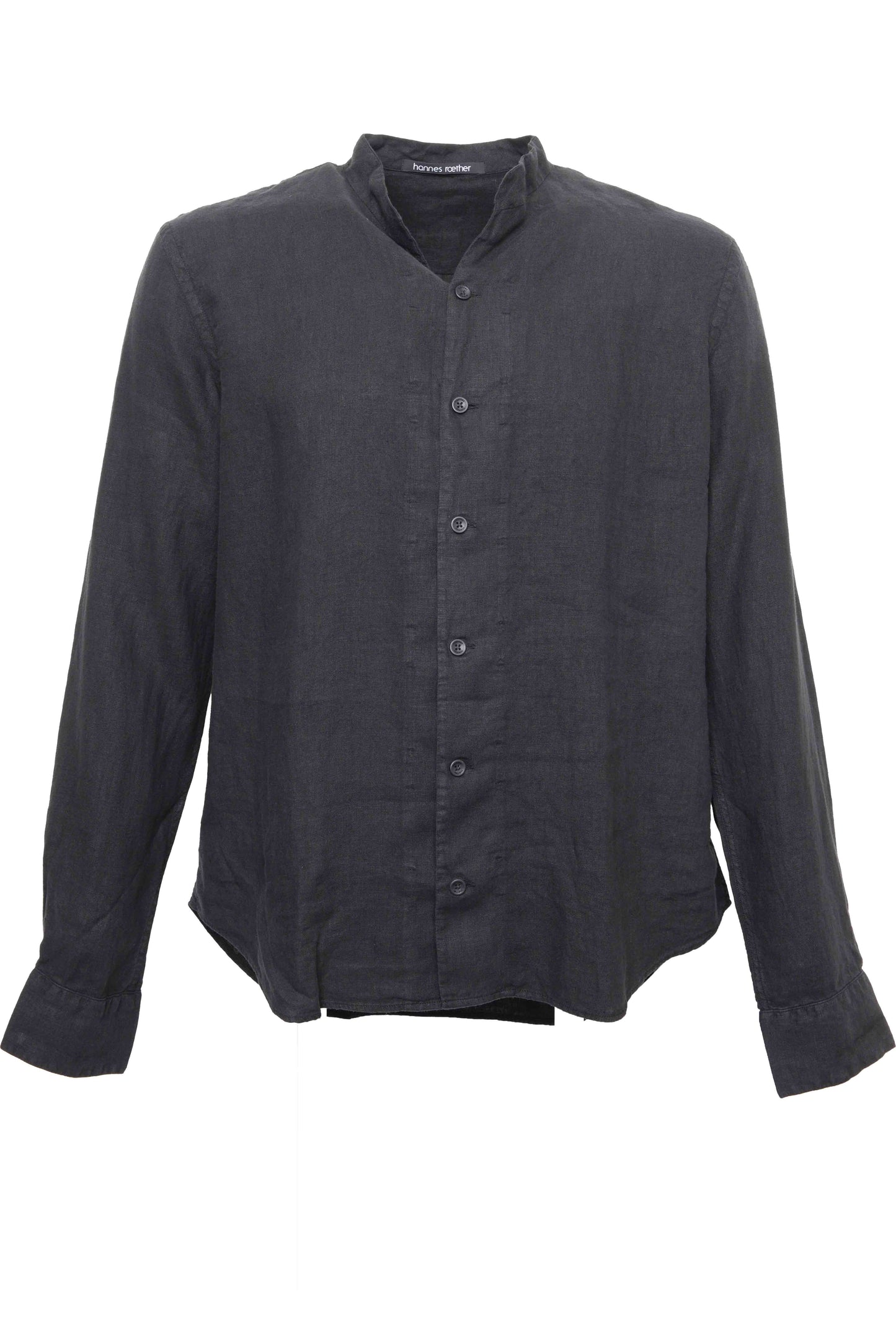 
                  
                    HANNES ROETHER MALE SHIRT to29pas.608 110921 100% LINEN 090 BLACK
                  
                