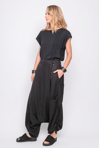251.08.03 PANT 100% TENCEL 100 BLACK