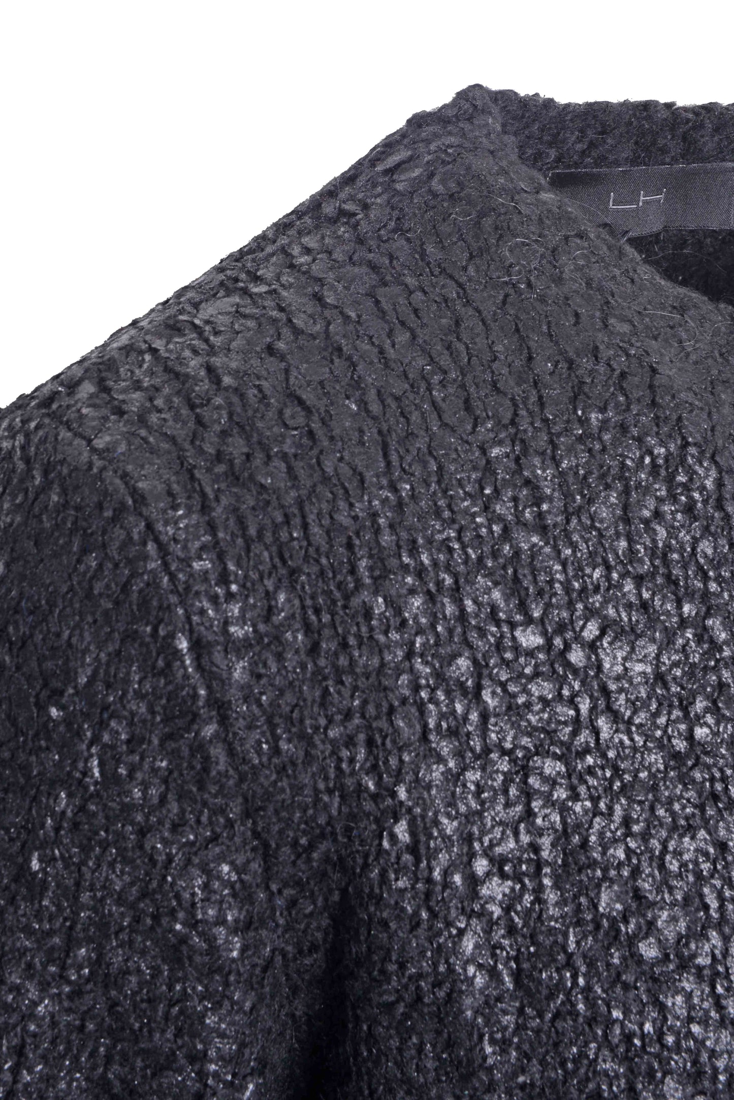 
                  
                    LA HAINE  3KL M1297 SWEATER 62%PC 18%PL 8%WO 8%VI 4%WP BLACK COATED
                  
                