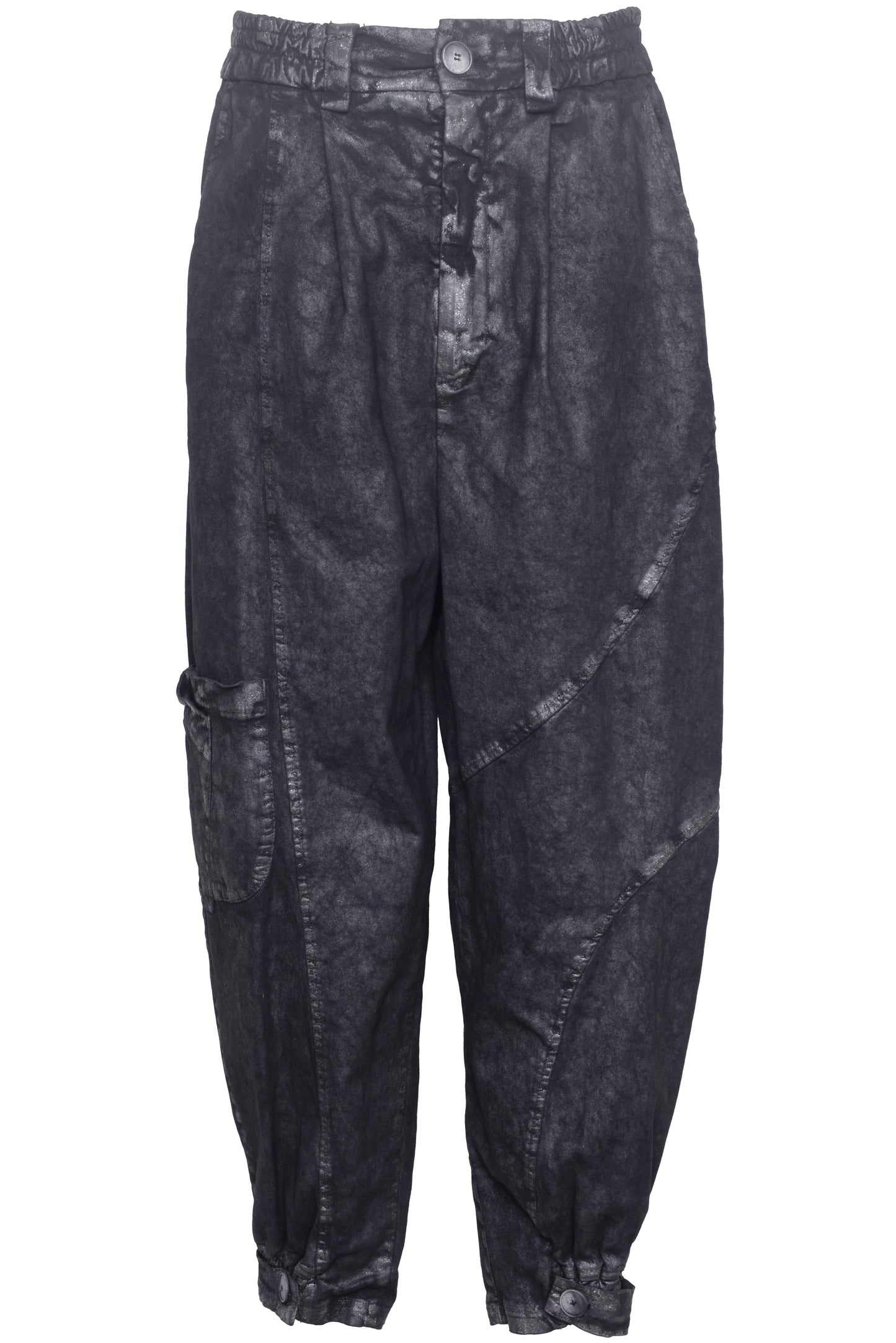 
                  
                    LA HAINE  3BL M1327 PANT 97%CO 3%EA BLACK COATED
                  
                