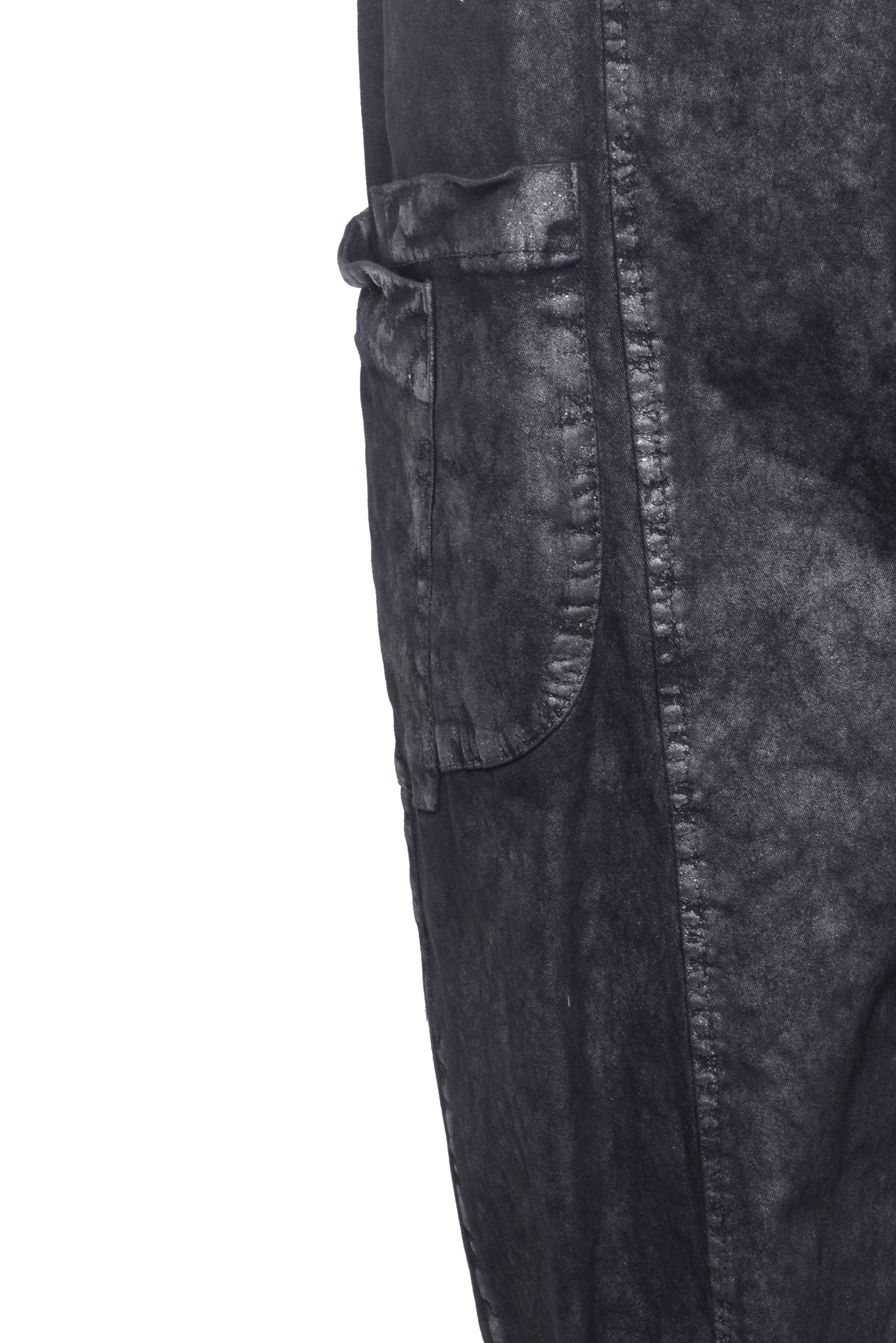 
                  
                    LA HAINE  3BL M1327 PANT 97%CO 3%EA BLACK COATED
                  
                