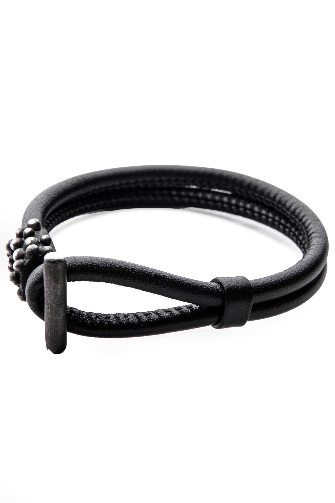 
                  
                    DARKGEM BRACELET 7-8409-1 100% SILVER / 100%LEATHER
                  
                