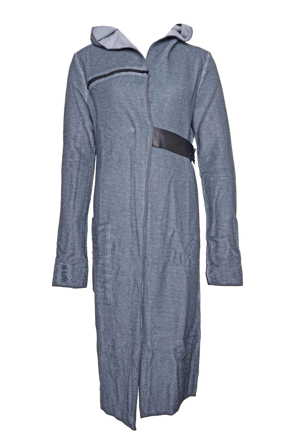 202.02.06 CARDIGAN COMPLEX 100% COTTON COLD DYE SLATE GREY