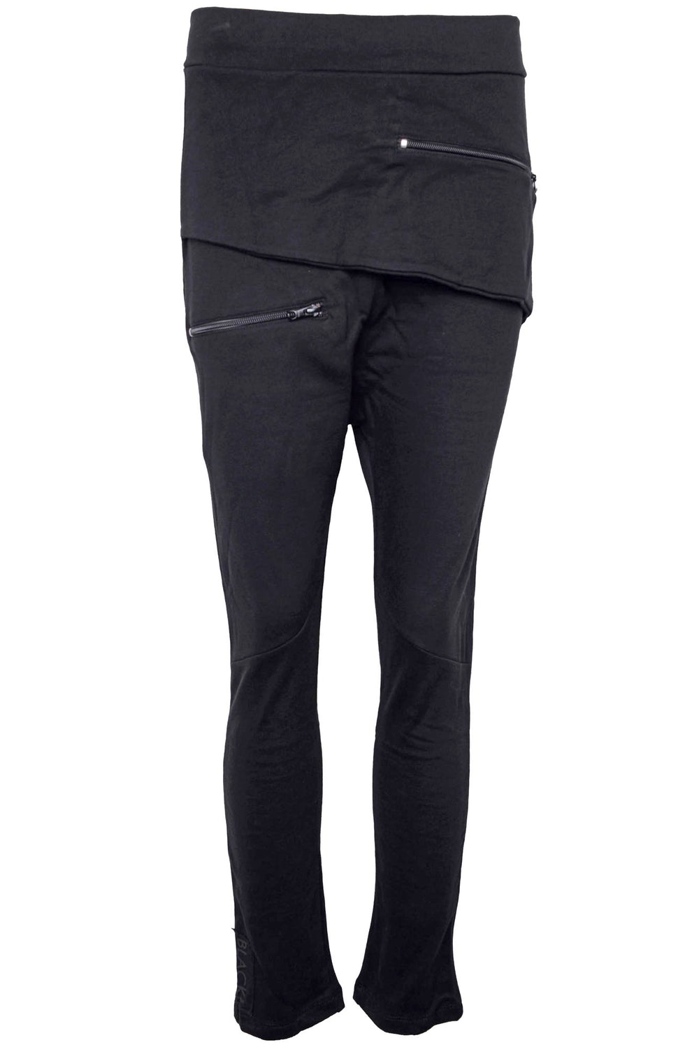 202.03.02 PANT CONTEMPORARY 100% COTTON PLAIN BLACK