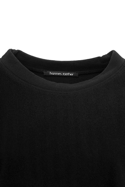 
                  
                    HANNES ROETHER MALE SWEATER CROPPED swe30et.289 100% CO 090 BLACK
                  
                