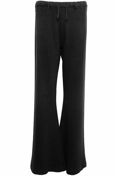 HANNES ROETHER MALE FLARED PANTS ta21ta.289 210591 100% CO 090 BLACK