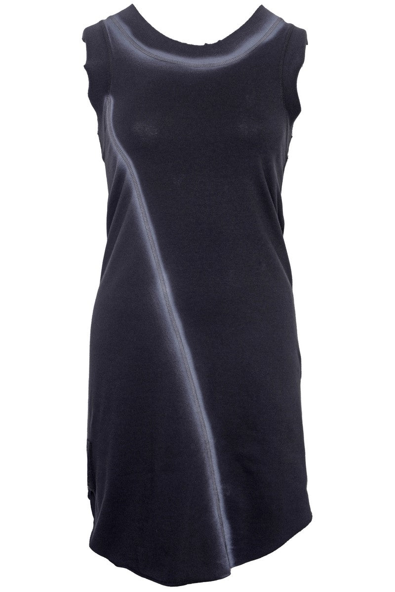 211.05.03 Slipdress Energic 96% org CO/4%elastan BLACK WITH VAPOR SPRAY