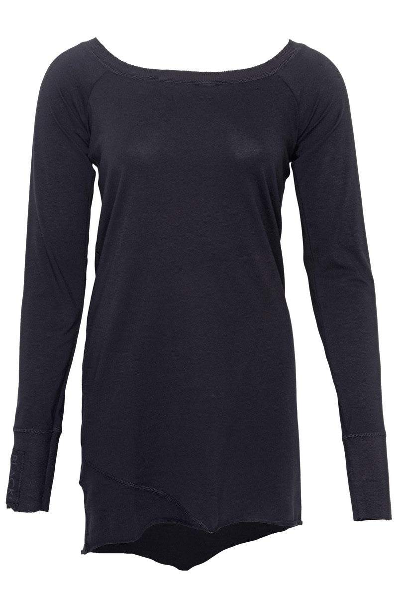 211.05.04 Top Exotic 96% org CO/4%elastan PLAIN BLACK