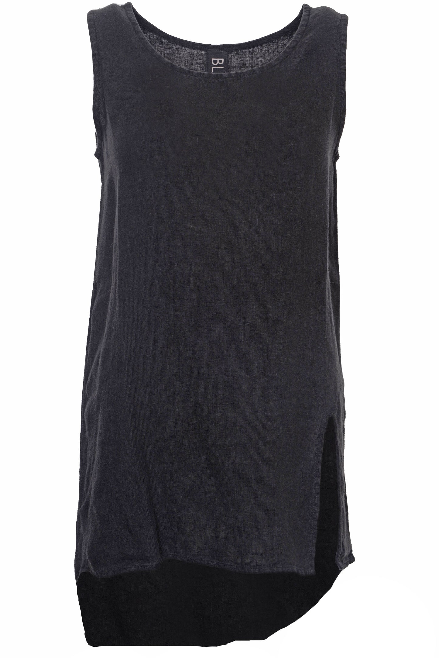 
                  
                    211.14.07 long top Go Touch The Sky 100% linnen Plain black
                  
                