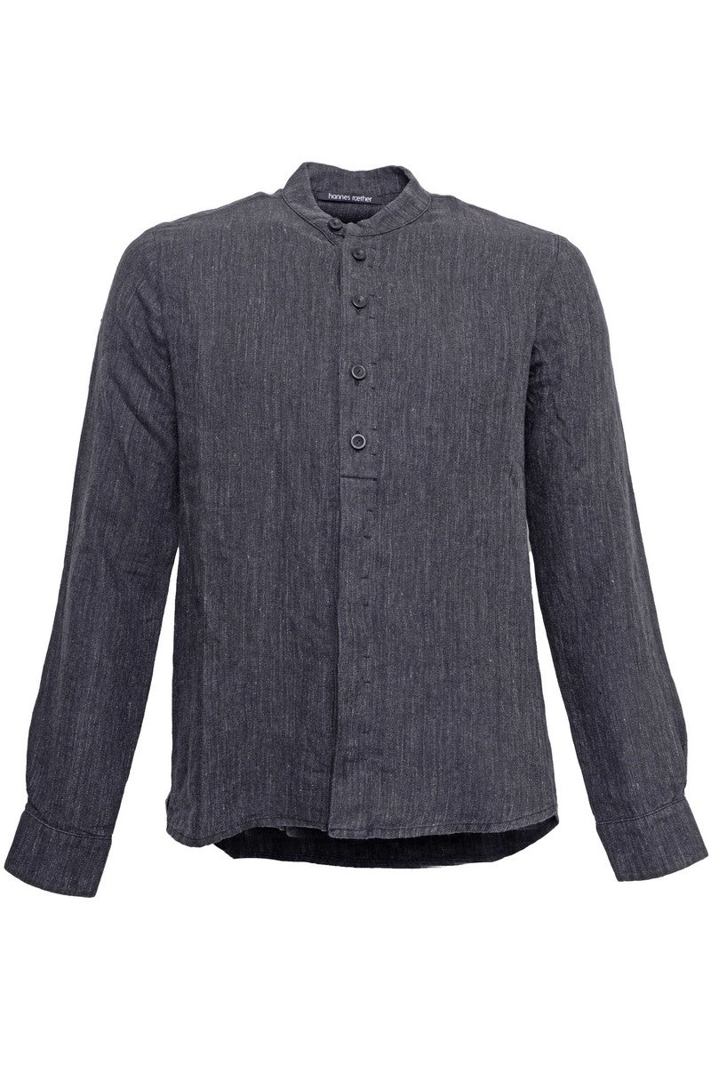 HANNES ROETHER MALE SHIRT 110943/6043 100% LINEN 140 POSH