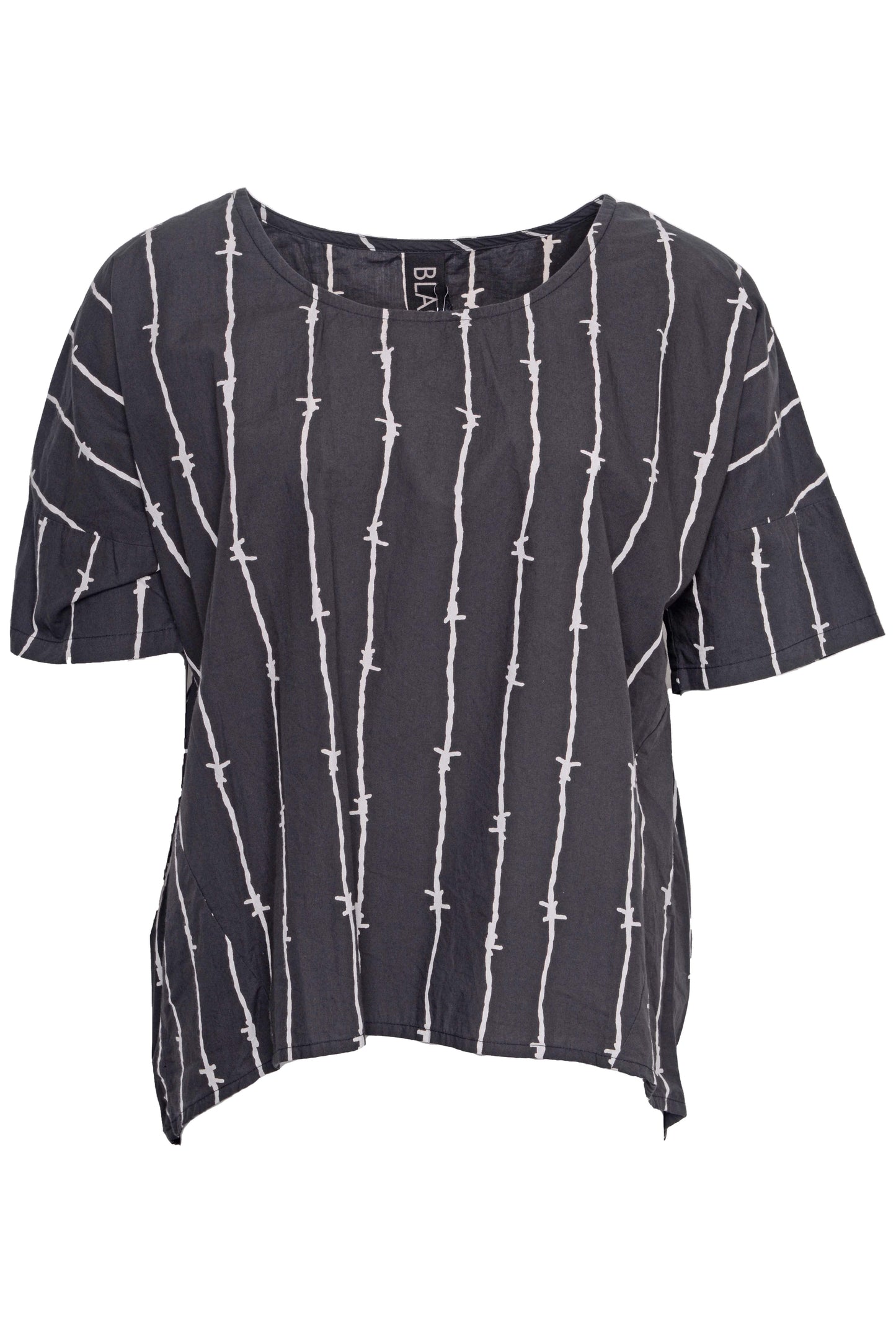
                  
                    211.23.08 Top Thanks For The Love 100% Cotton Black with vapor print
                  
                