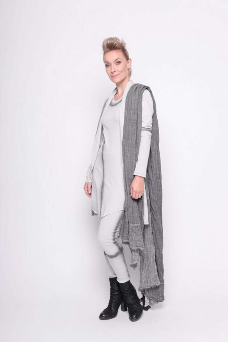 211.05.03 Slipdress Energic 96% org CO/4%elastan VAPOR wityh GREY SPRAY