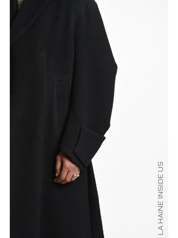 
                  
                    LA HAINE 3PL M1367 COAT BLACK 60%wo 30%pl 5%pa 5%af
                  
                