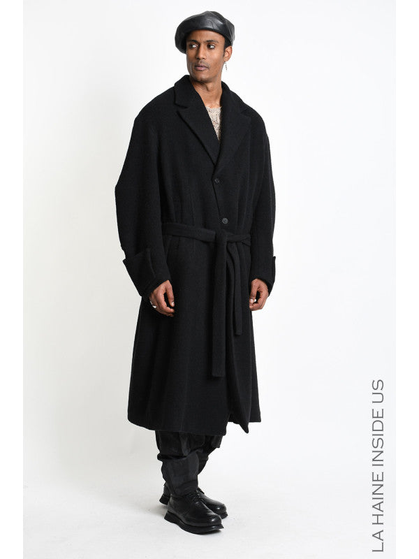 
                  
                    LA HAINE 3PL M1367 COAT BLACK 60%wo 30%pl 5%pa 5%af
                  
                