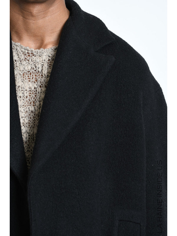 
                  
                    LA HAINE 3PL M1367 COAT BLACK 60%wo 30%pl 5%pa 5%af
                  
                