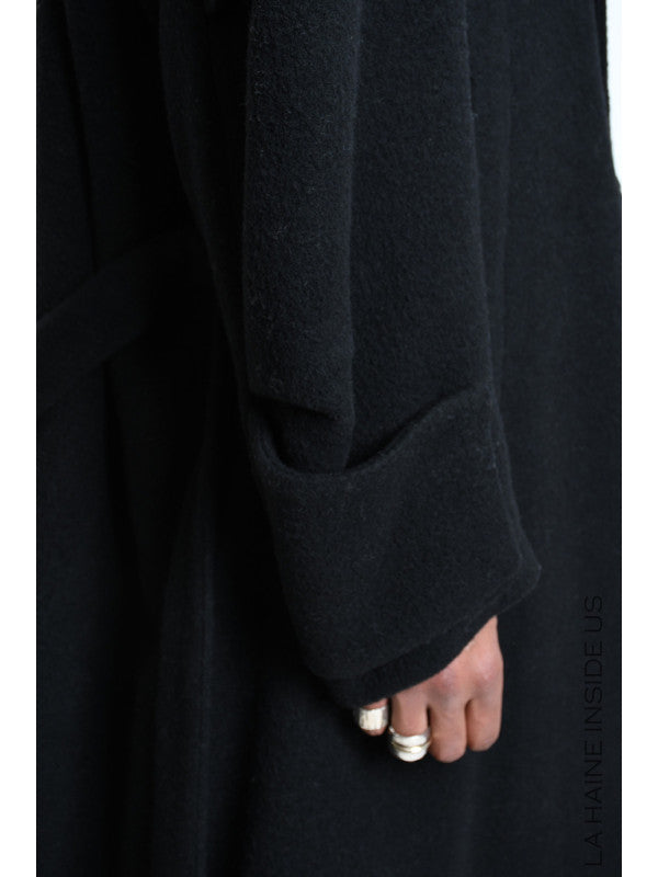 
                  
                    LA HAINE 3PL M1367 COAT BLACK 60%wo 30%pl 5%pa 5%af
                  
                
