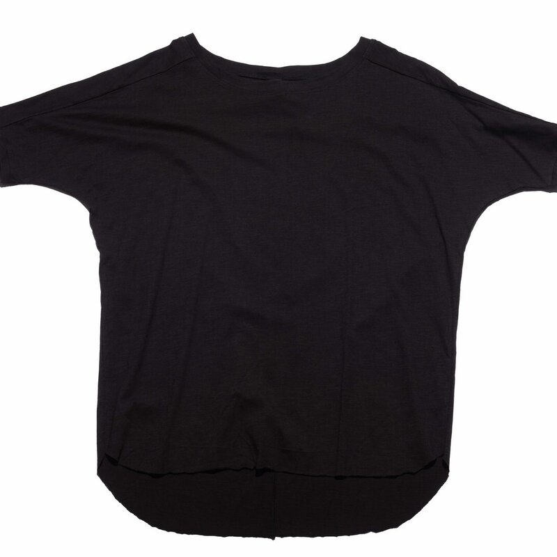 211.16.02 Top Mood 100% cotton plain black