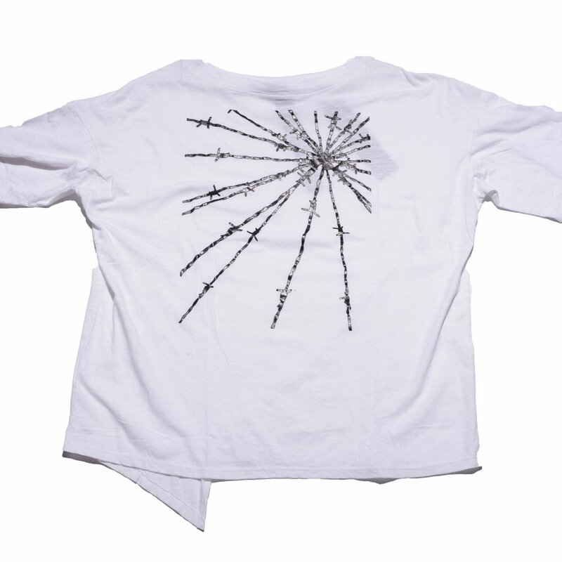 
                  
                    211.16.03 Shirt Releasing 100% cotton barbwire black on white
                  
                