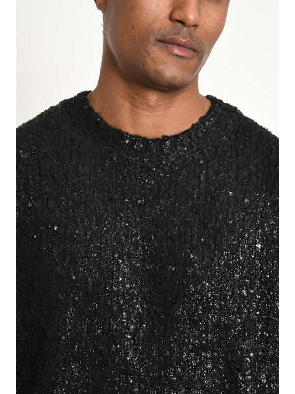 
                  
                    LA HAINE  3KL M1297 SWEATER 62%PC 18%PL 8%WO 8%VI 4%WP BLACK COATED
                  
                