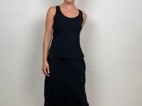
                  
                    Load and play video in Gallery viewer, B33.211.06.08 rib 100% cotton PLAIN BLACK
                  
                