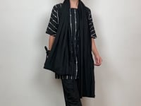 
                  
                    Load and play video in Gallery viewer, 211.23.05 Tunic Keep Me Alive 100% Cotton Black with vapor print
                  
                