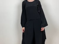 
                  
                    Load and play video in Gallery viewer, 211.21.08 Jacket Nothing Else Matter 100% Viscose Plain Black
                  
                